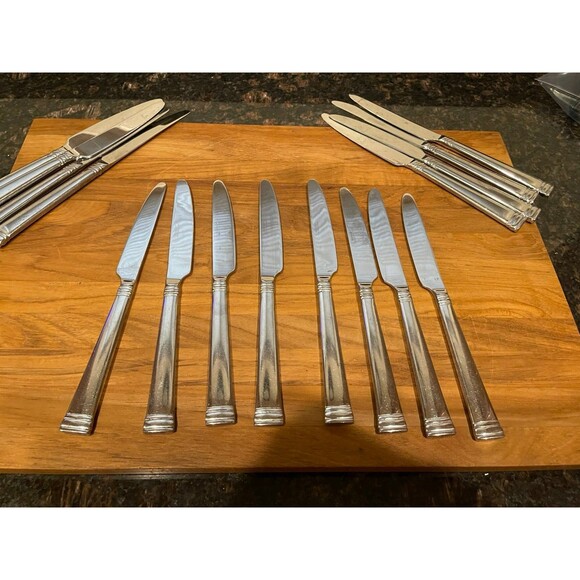 8 Cambridge Codie pattern Stainless steel Flatware knives - Picture 5 of 5